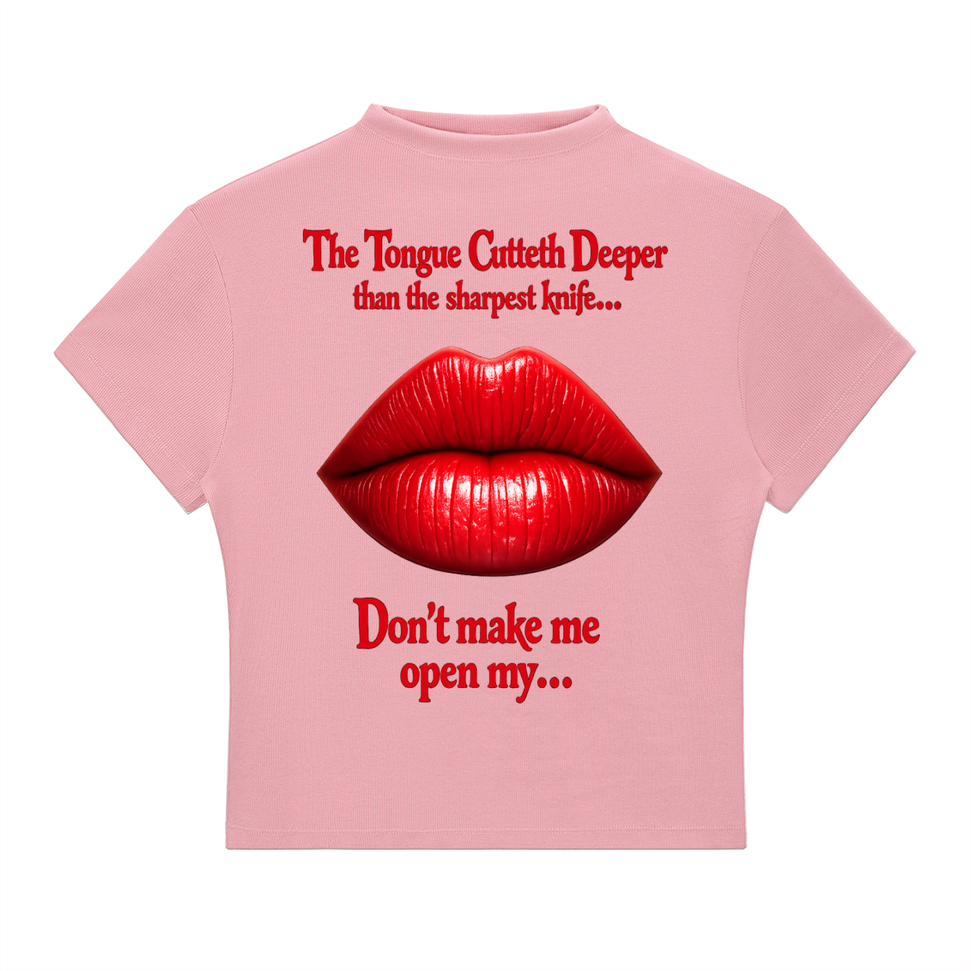 Women's The Tongue Essential Slim Fit Mock Neck T-Shirt