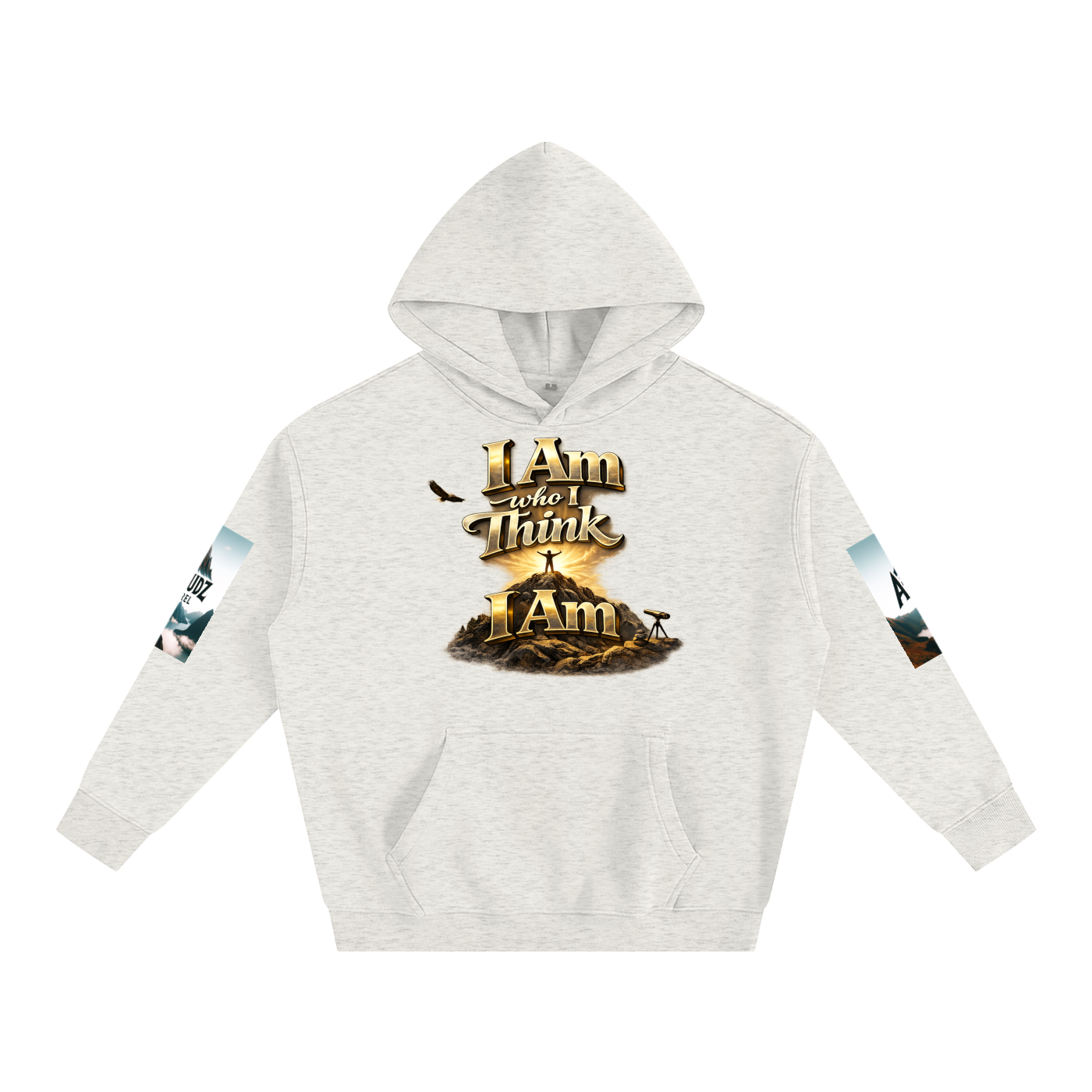 Unisex "I Think I Am" Oversize Fleeced Hoodie