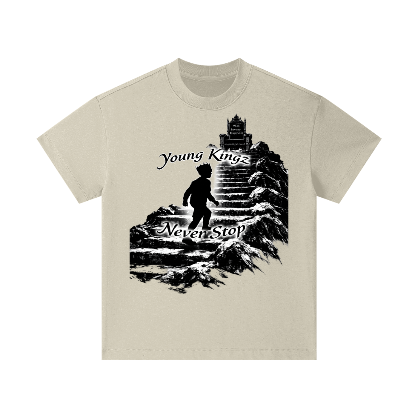 Boy’s “Young Kingz” Essential Cotton T-Shirt