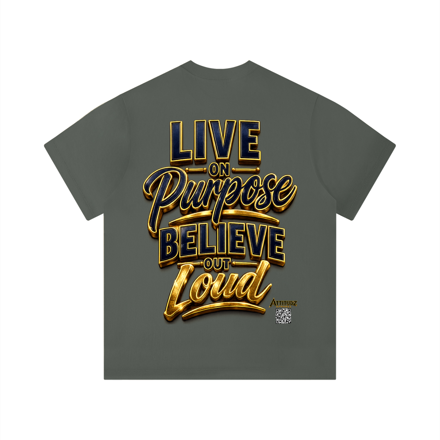 "Purpose Plan" Unisex Solid Color Regular Fit T-Shirt