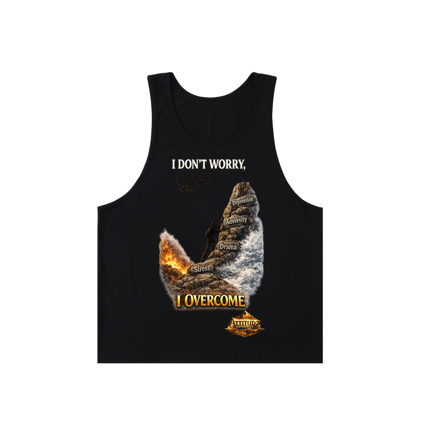 "i Overcome" Unisex Loose Tank Top