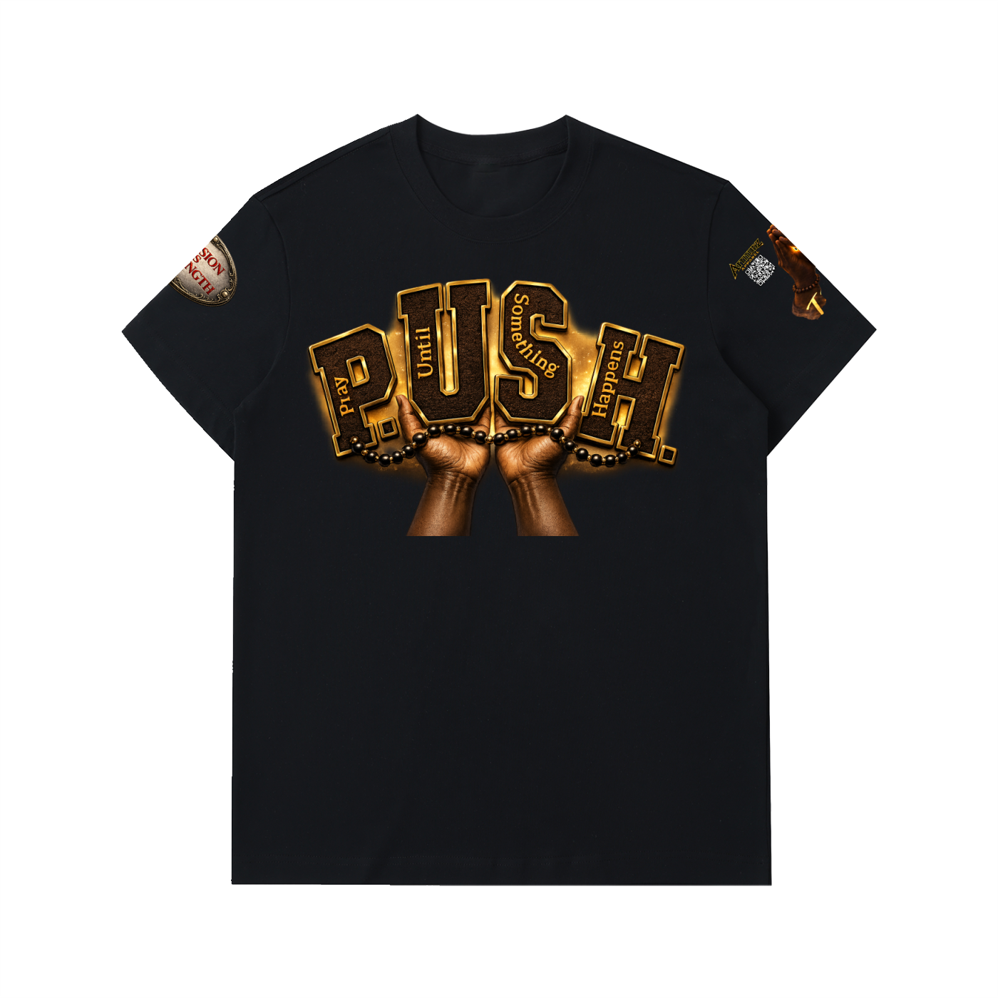 "Push" Essential Heavyweight Cotton T-Shirt