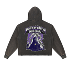 Faith or Fear – Unisex Frayed Hem Hoodie