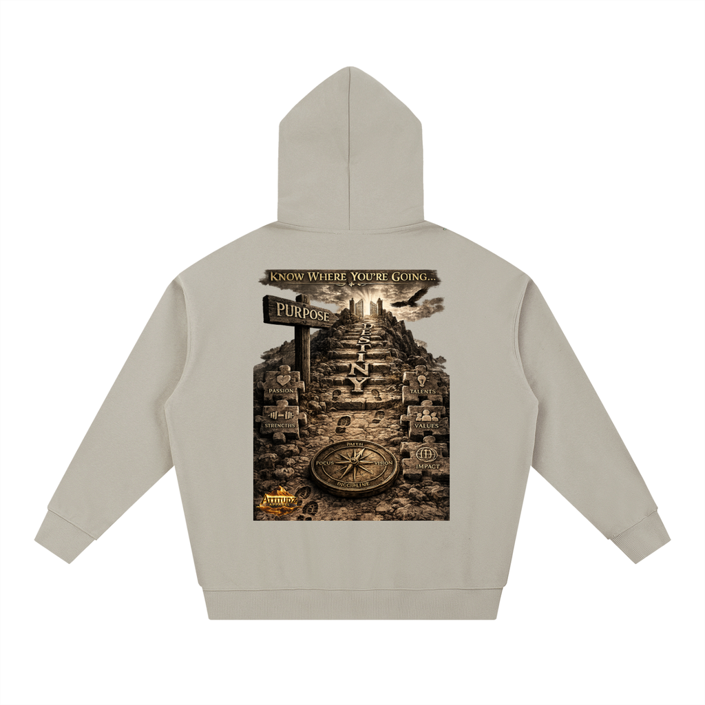 “Purpose Driven” Heavyweight Hoodie