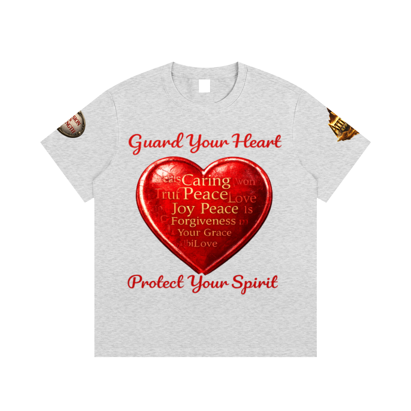 Unisex Guard Your Heart Tee – Red Heart Graphic
