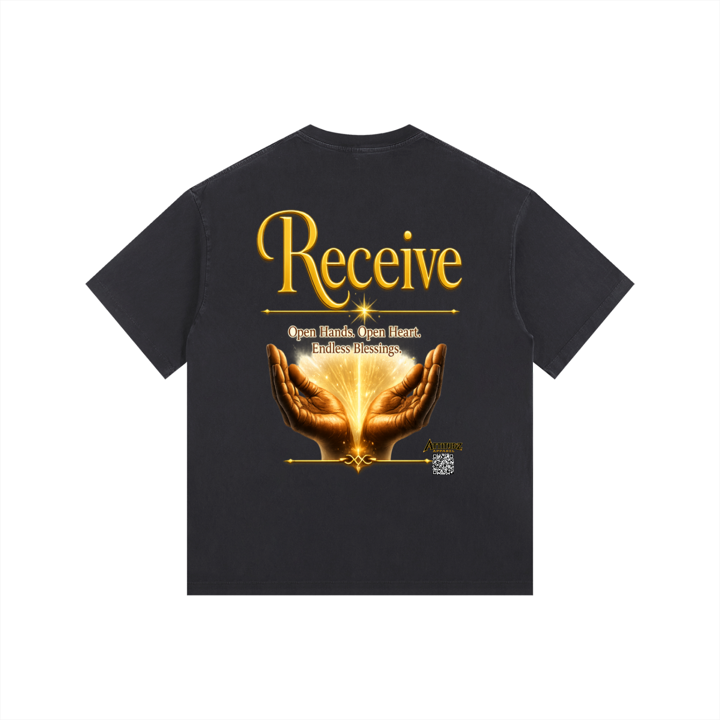 "Believe" Vintage Washed Oversized Cotton T-Shirt