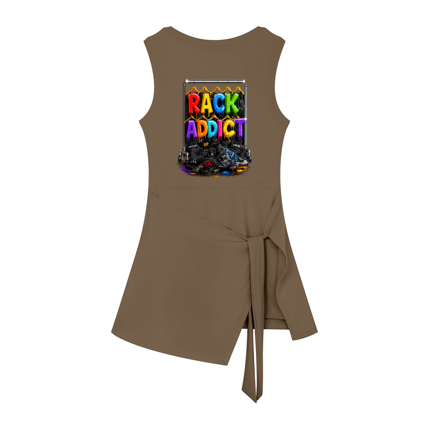 "Rack Addict" Women’s A-Line Sleeveless Dress