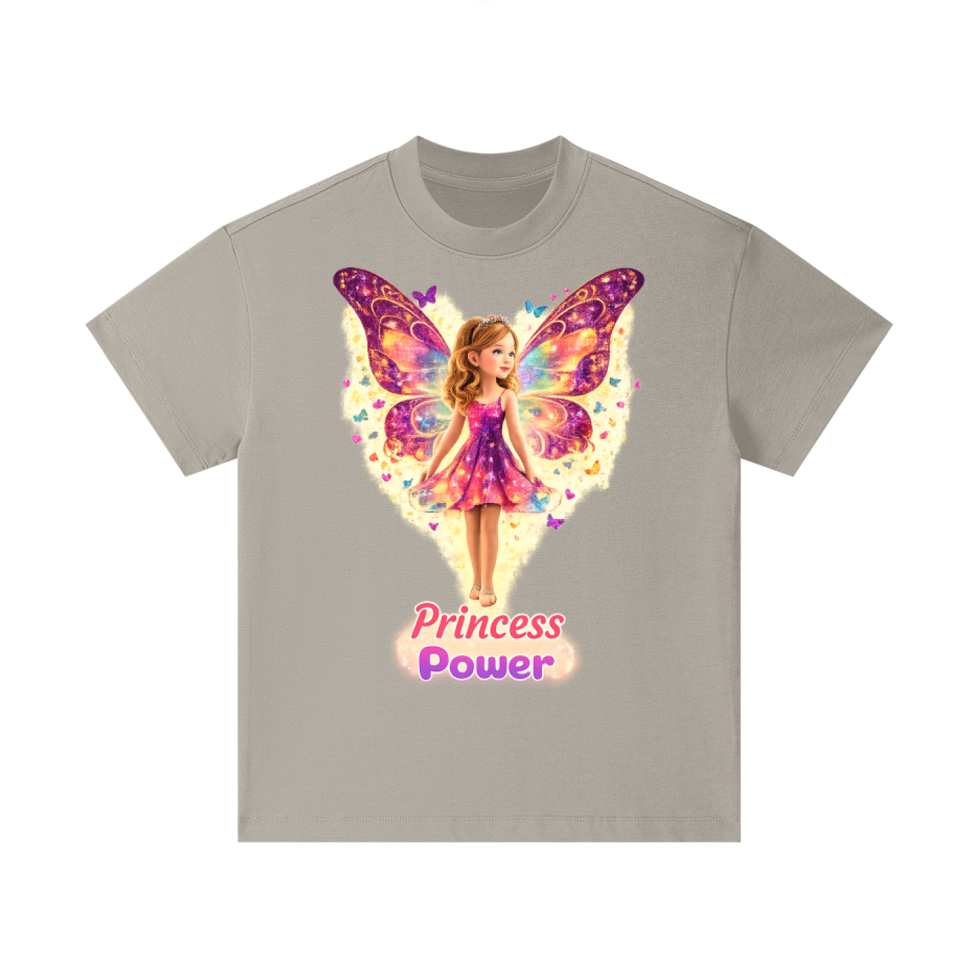 Girl's Princess Power T-Shirt – White Fairy Design