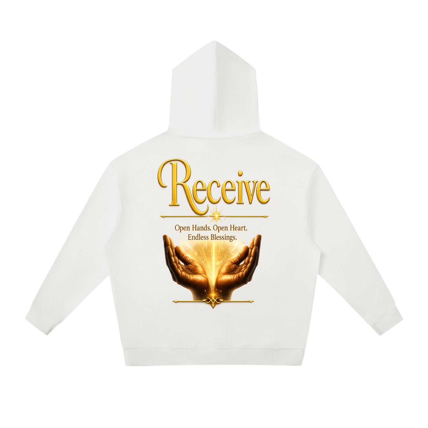 "Believe and Receive" Unisex Relaxed Pullover Hoodie