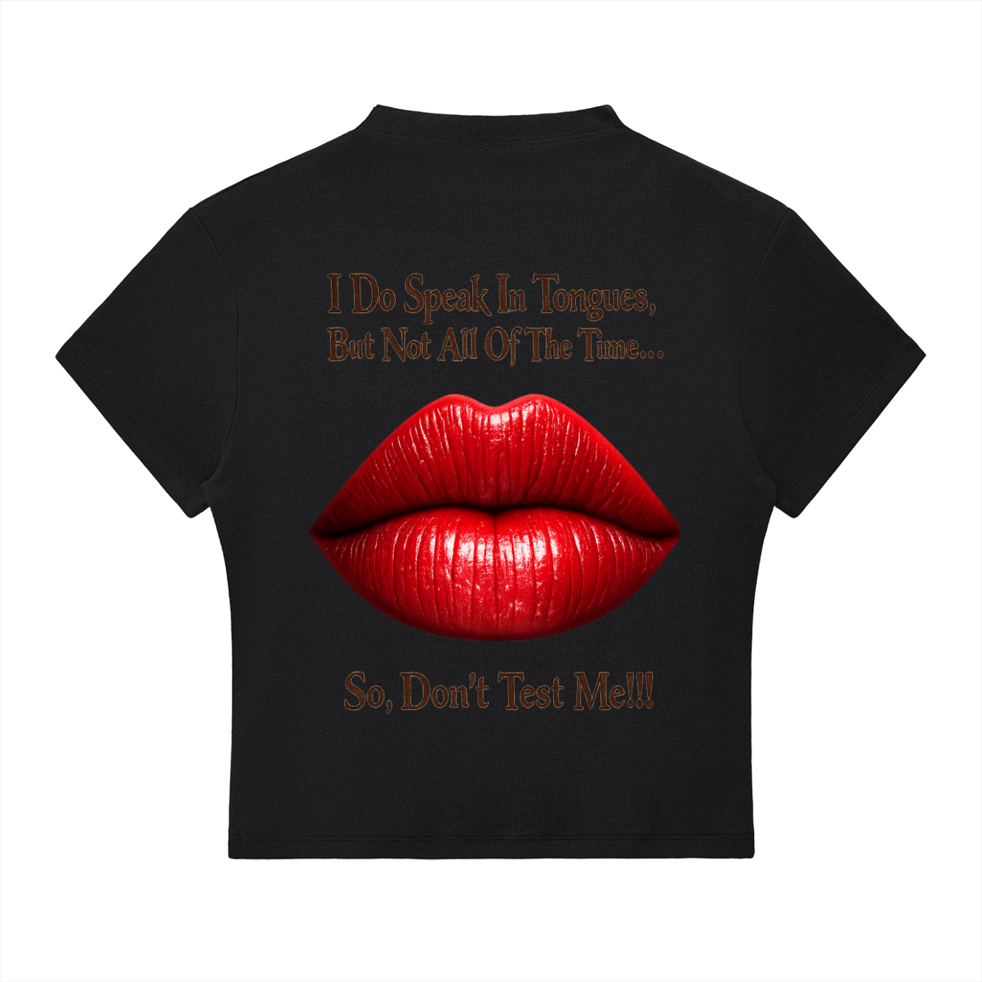 Women's: The Tongue, Essential Slim Fit Mock Neck T-Shirt
