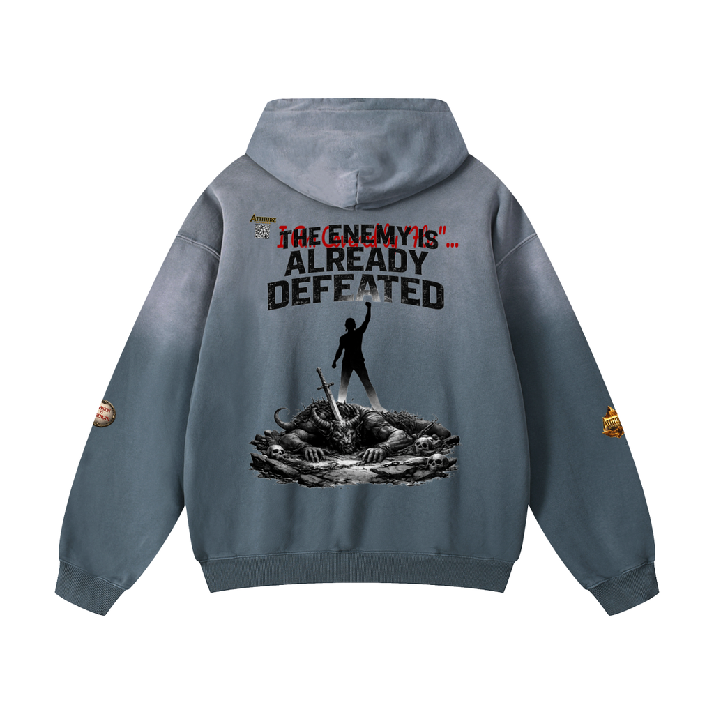No Weapon Heavyweight Sunfade Oversized Hoodie