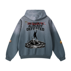 No Weapon Heavyweight Sunfade Oversized Hoodie
