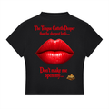 Women's: The Tongue, Essential Slim Fit Mock Neck T-Shirt