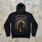 “Locked in” Fleeced Boxy Hoodie