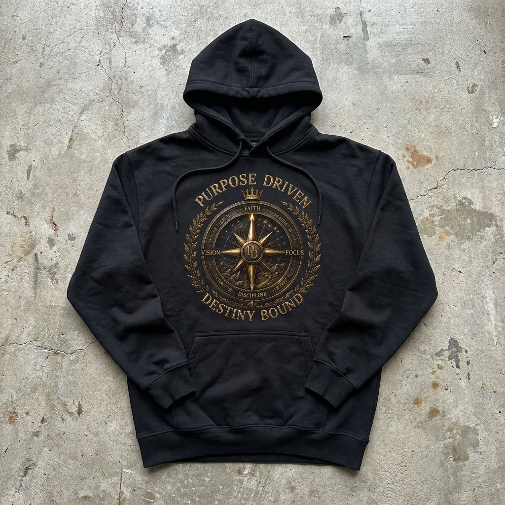 “Purpose Driven” Heavyweight Hoodie