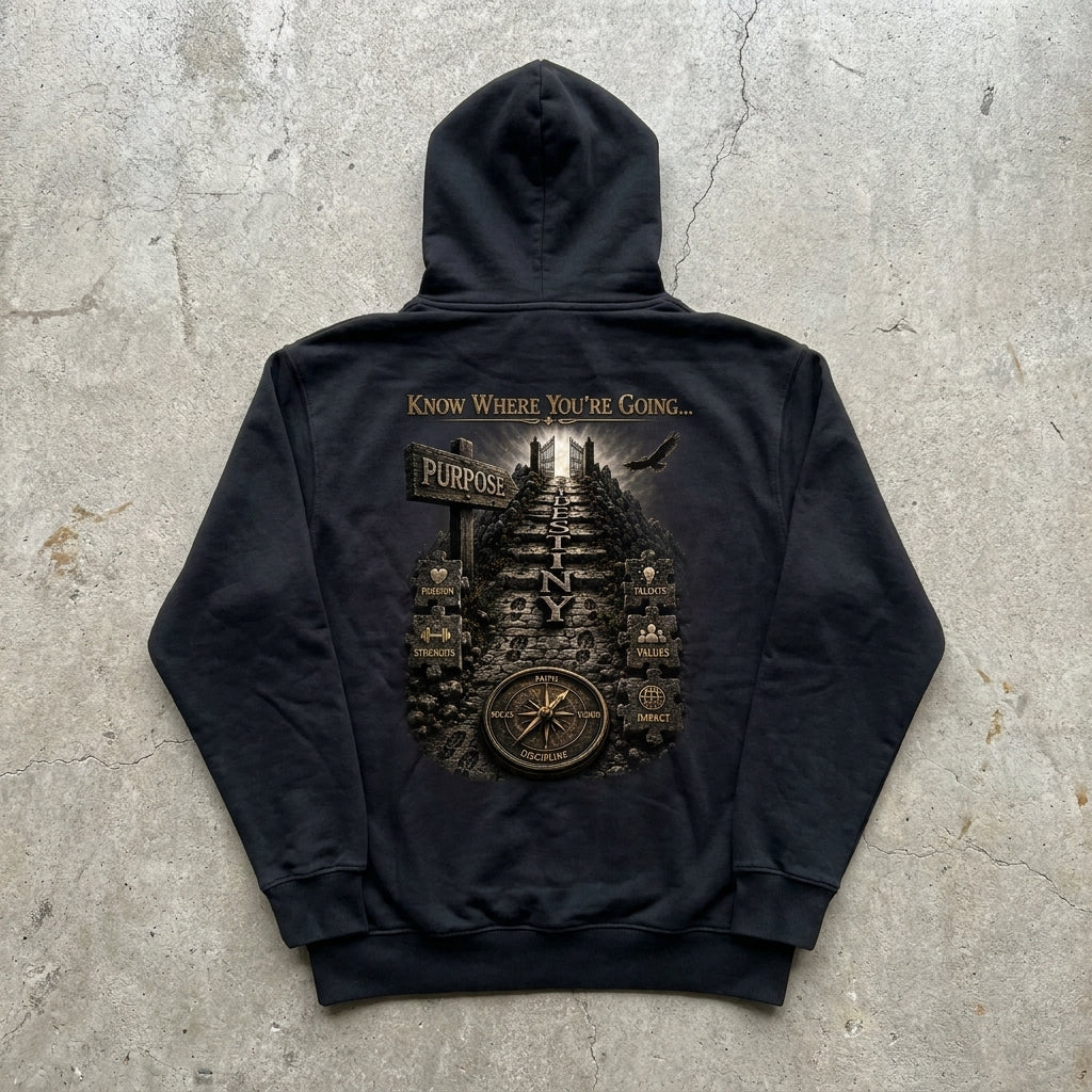 “Purpose Driven” Heavyweight Hoodie