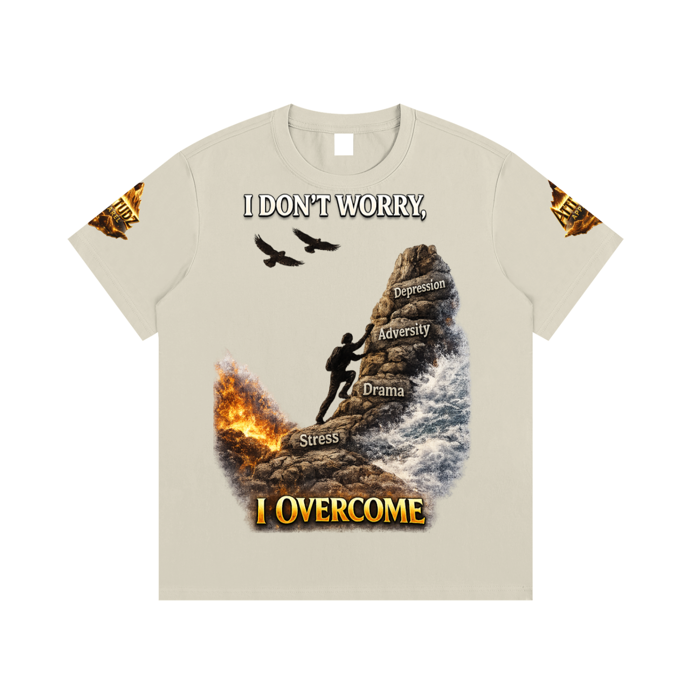 Unisex “I Overcome” Essential Cotton T-Shirt