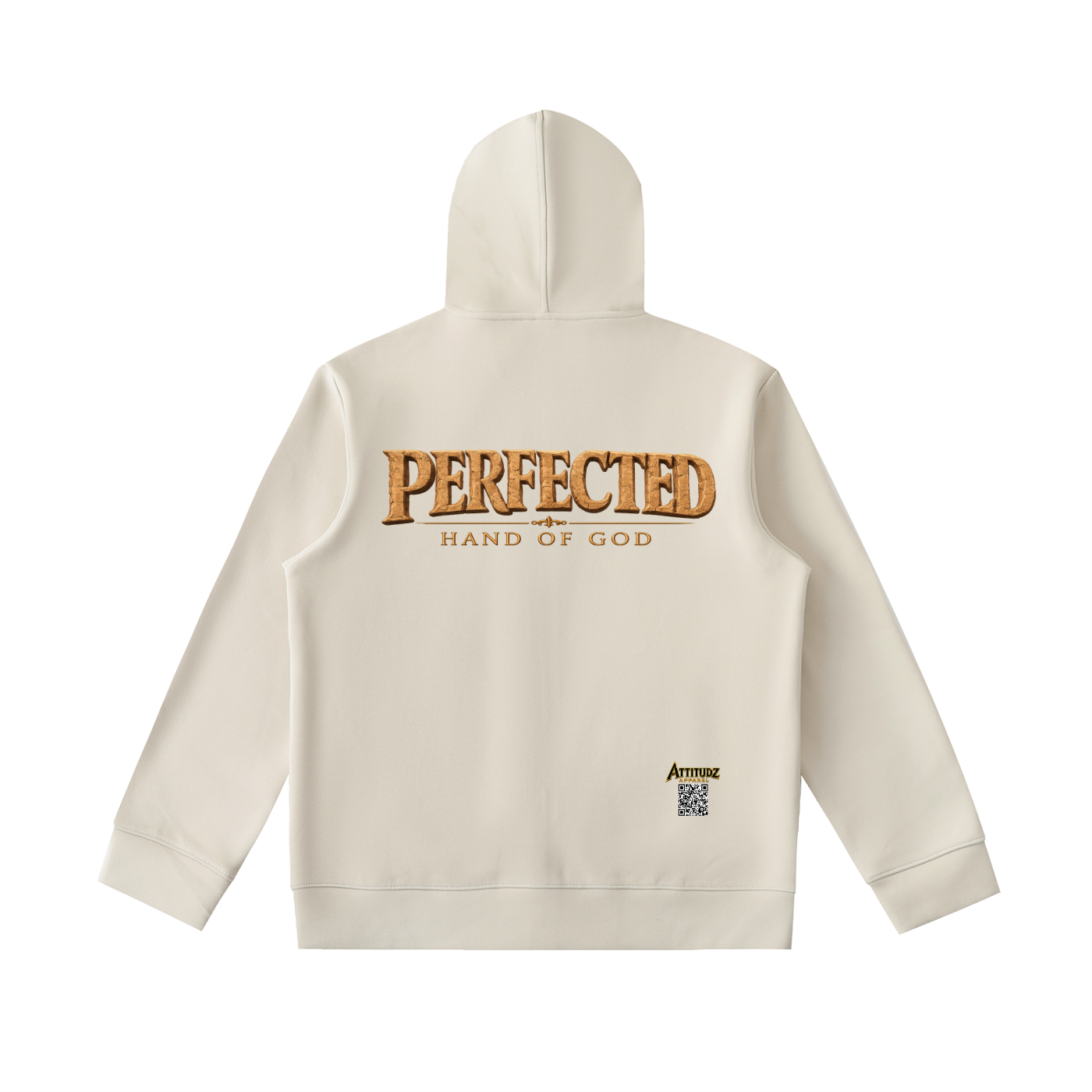 "Perfected" Essential Heavyweight High Neck Zip-Up Hoodie