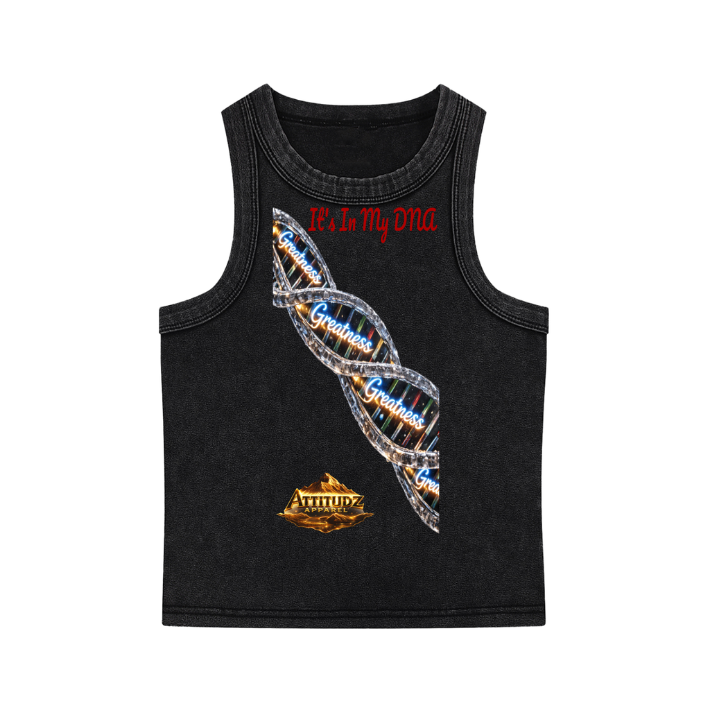 Woman's "Greatness" Snow Washed Tank – Street Graphic