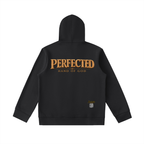 "Perfected" Essential Heavyweight High Neck Zip-Up Hoodie