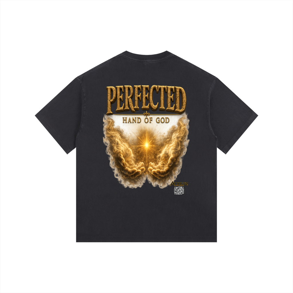 "Perfected" Vintage Washed Oversized Cotton T-Shirt