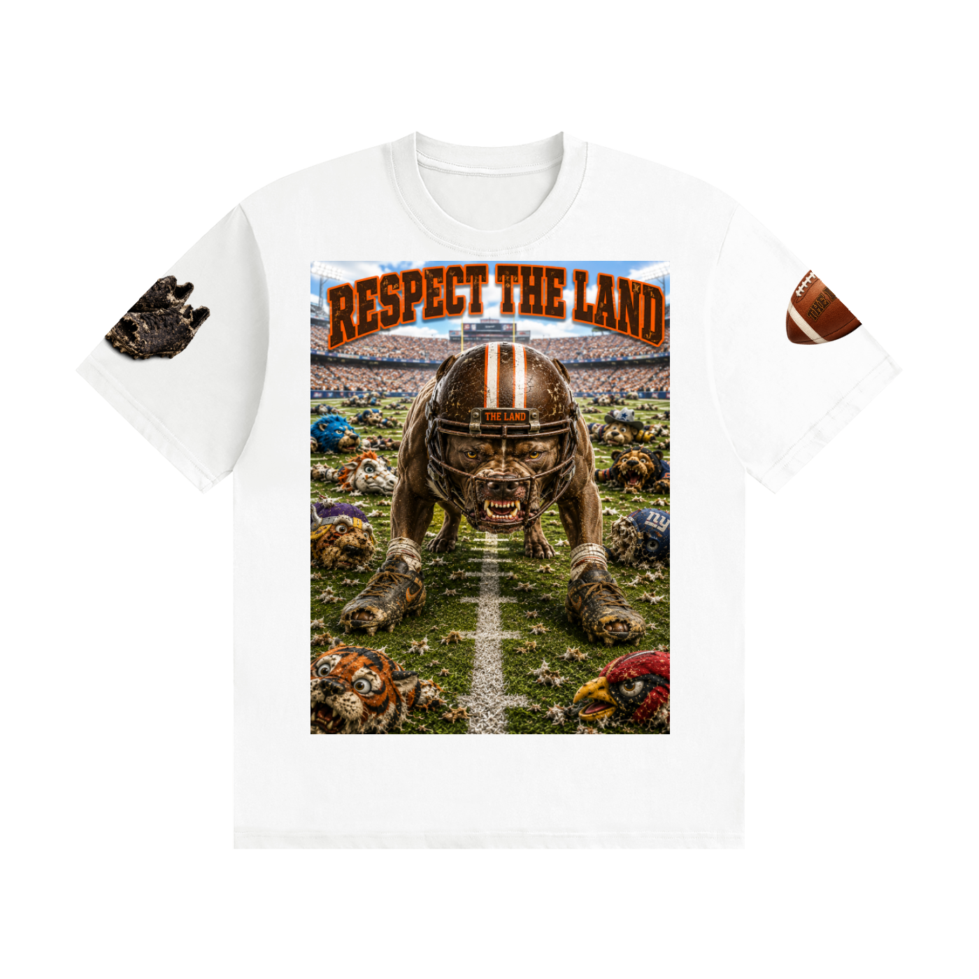 "Respect The Land"Unisex Seamless Cotton T-Shirt