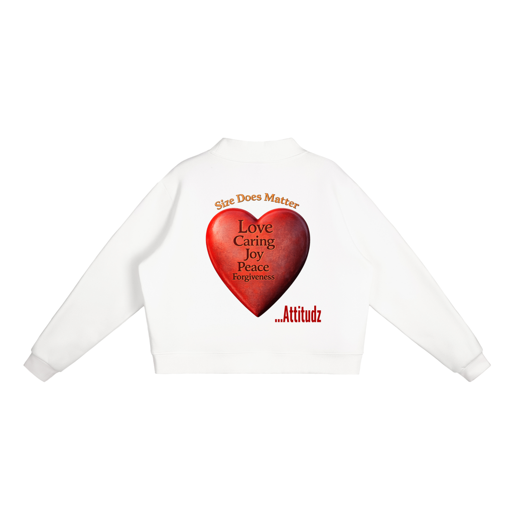 Unisex "Guard Your Heart" Essential Fleece Mock-Neck Crew Sweatshirt