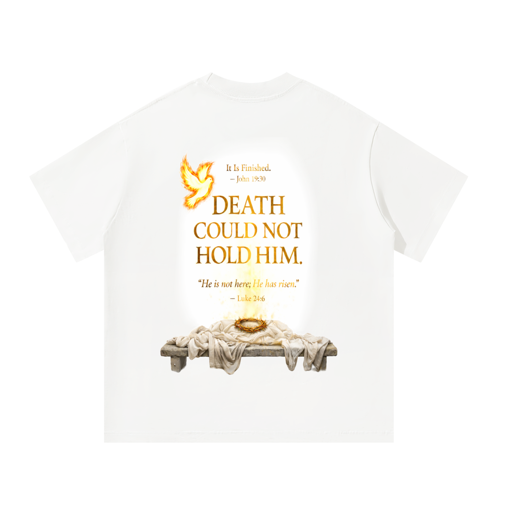 He Is Risen – Unisex Oversized Tee