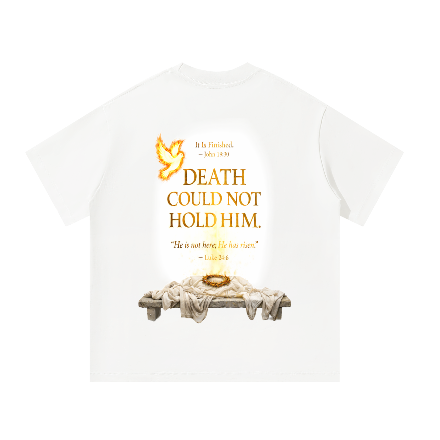 He Is Risen – Unisex Oversized Tee