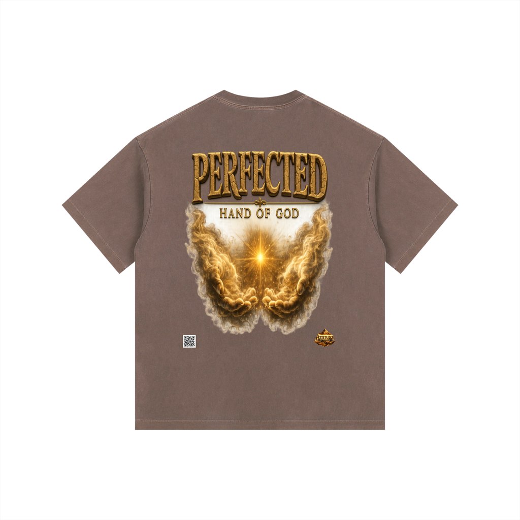"Perfected" Vintage Washed Oversized Cotton T-Shirt