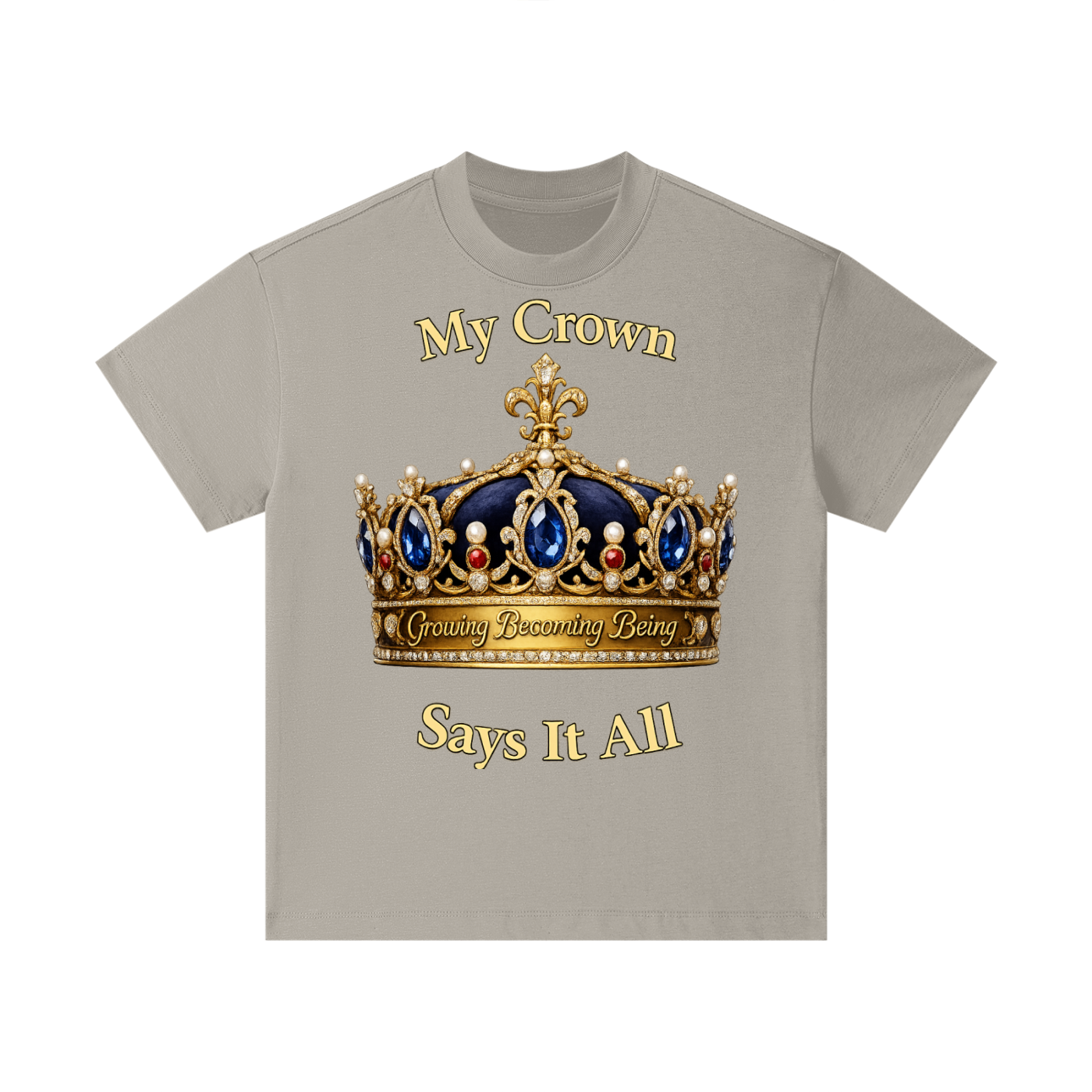 Boy’s “My Crown” Essential Cotton T-Shirt
