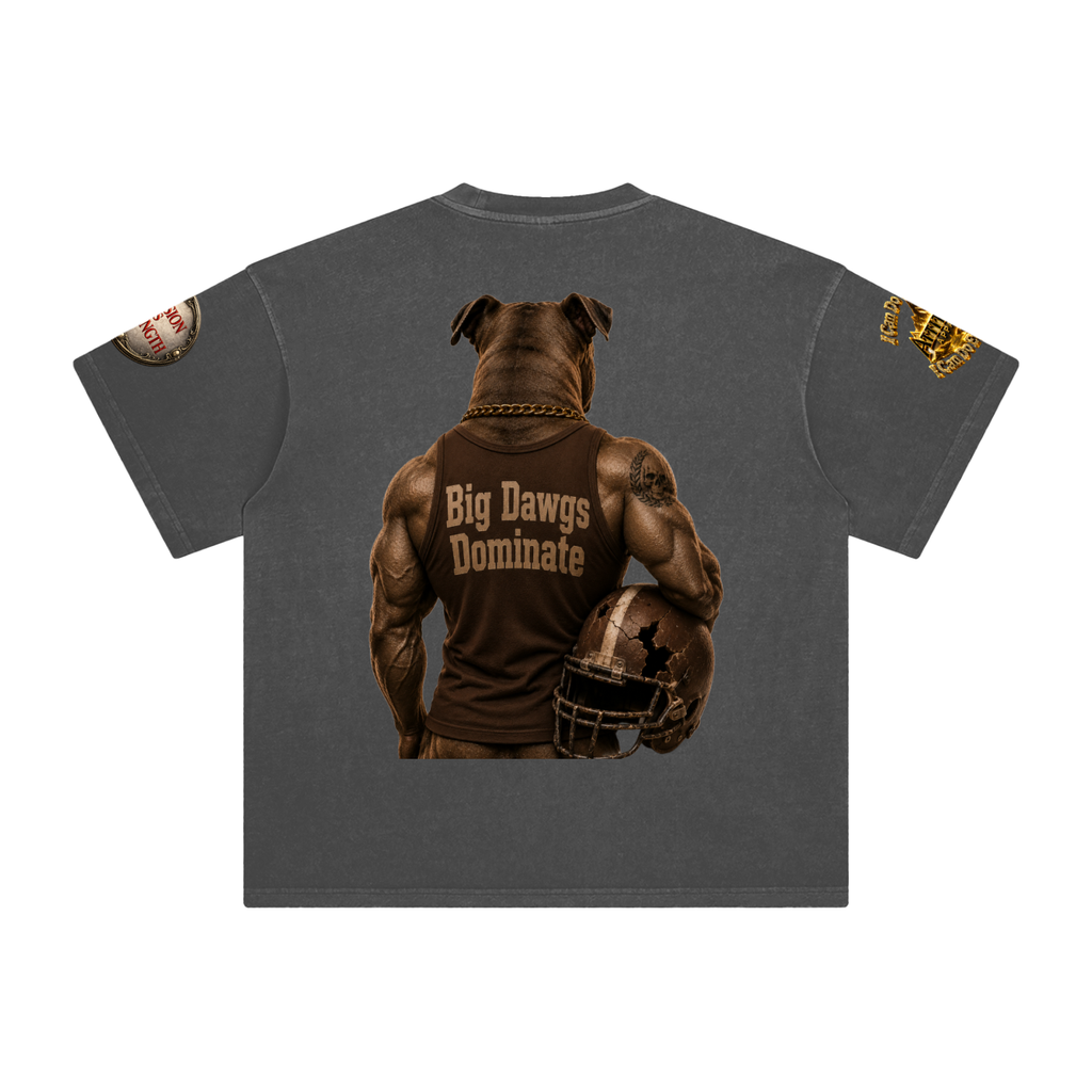 "I Play Ruff" Enzyme Washed T-Shirt