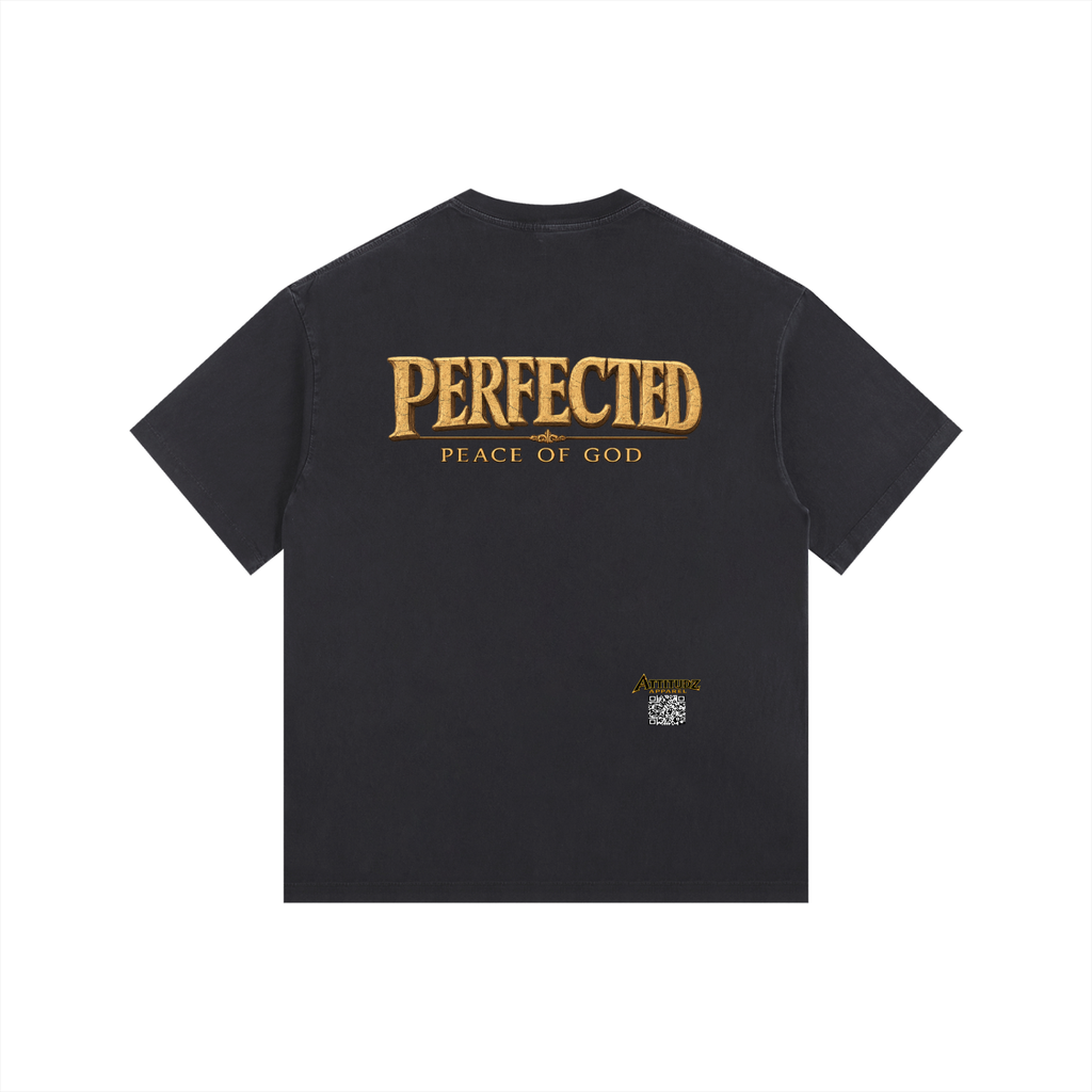 Perfected" Vintage Washed Oversized Cotton T-Shirt