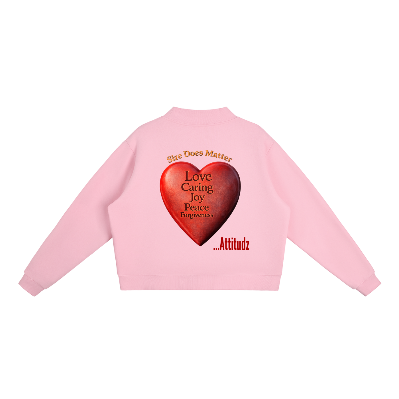 Unisex "Guard Your Heart" Essential Fleece Mock-Neck Crew Sweatshirt