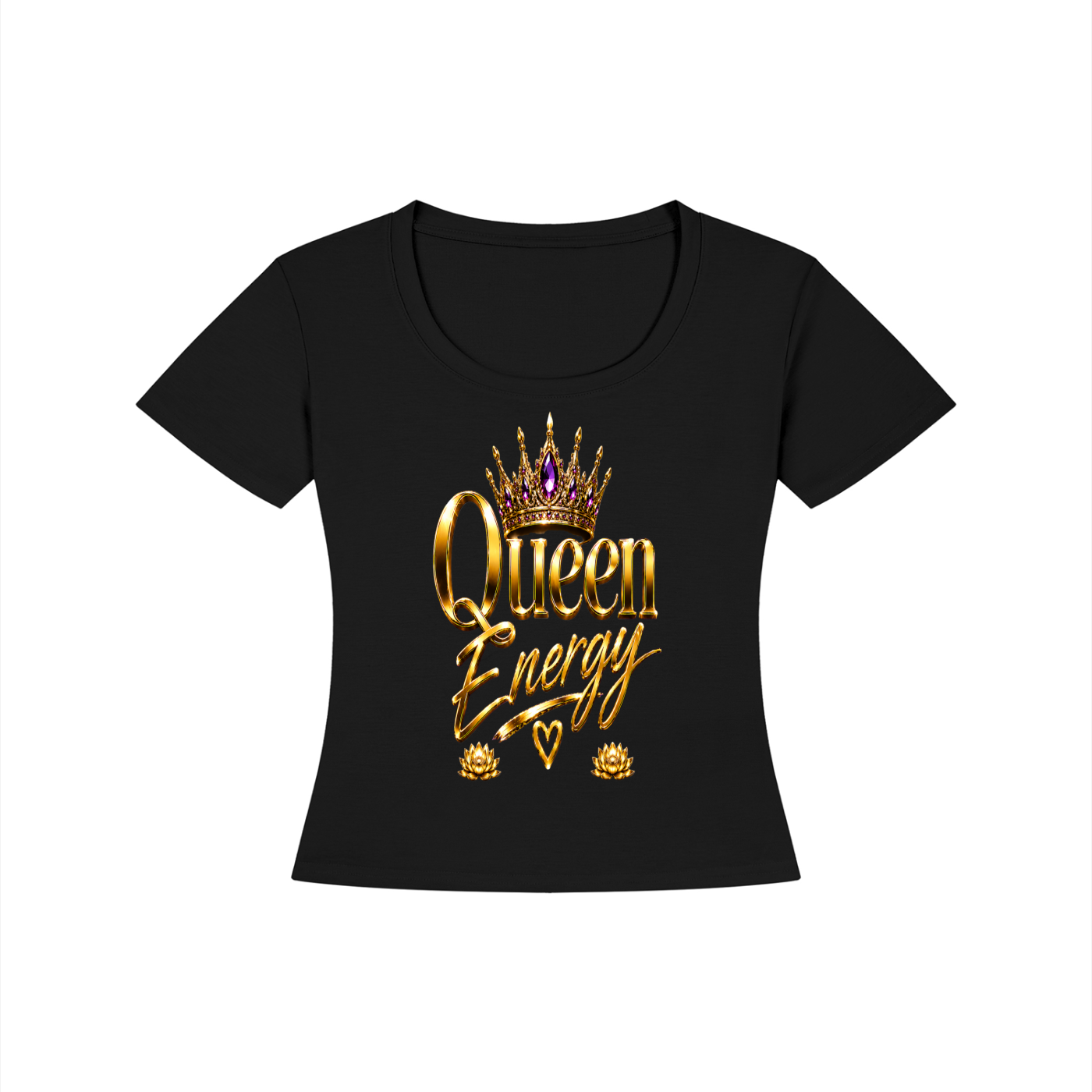 Women's "Queen Energy" Tencel Baby T-Shirt
