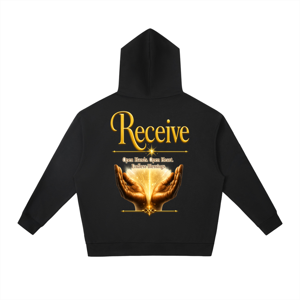 "Believe and Receive" Unisex Relaxed Pullover Hoodie