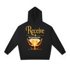 "Believe and Receive" Unisex Relaxed Pullover Hoodie
