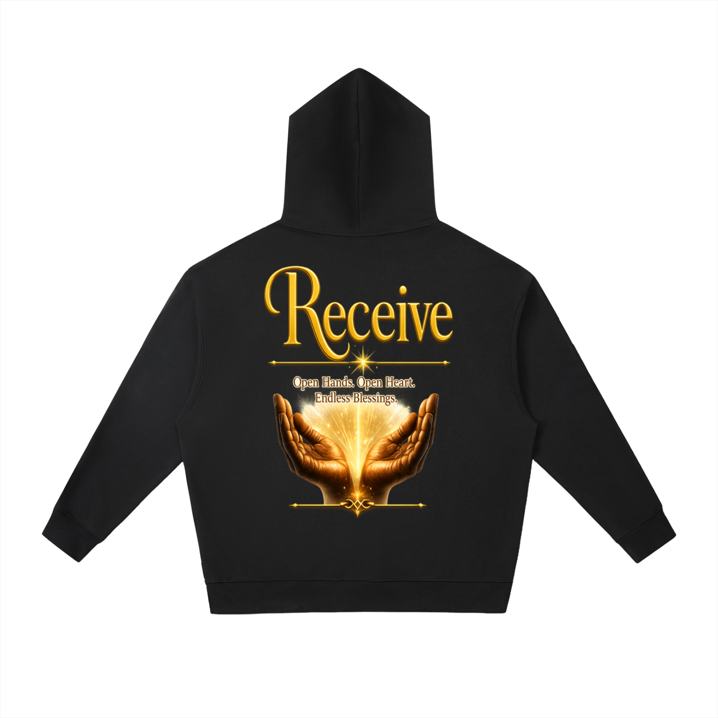 "Believe and Receive" Unisex Relaxed Pullover Hoodie