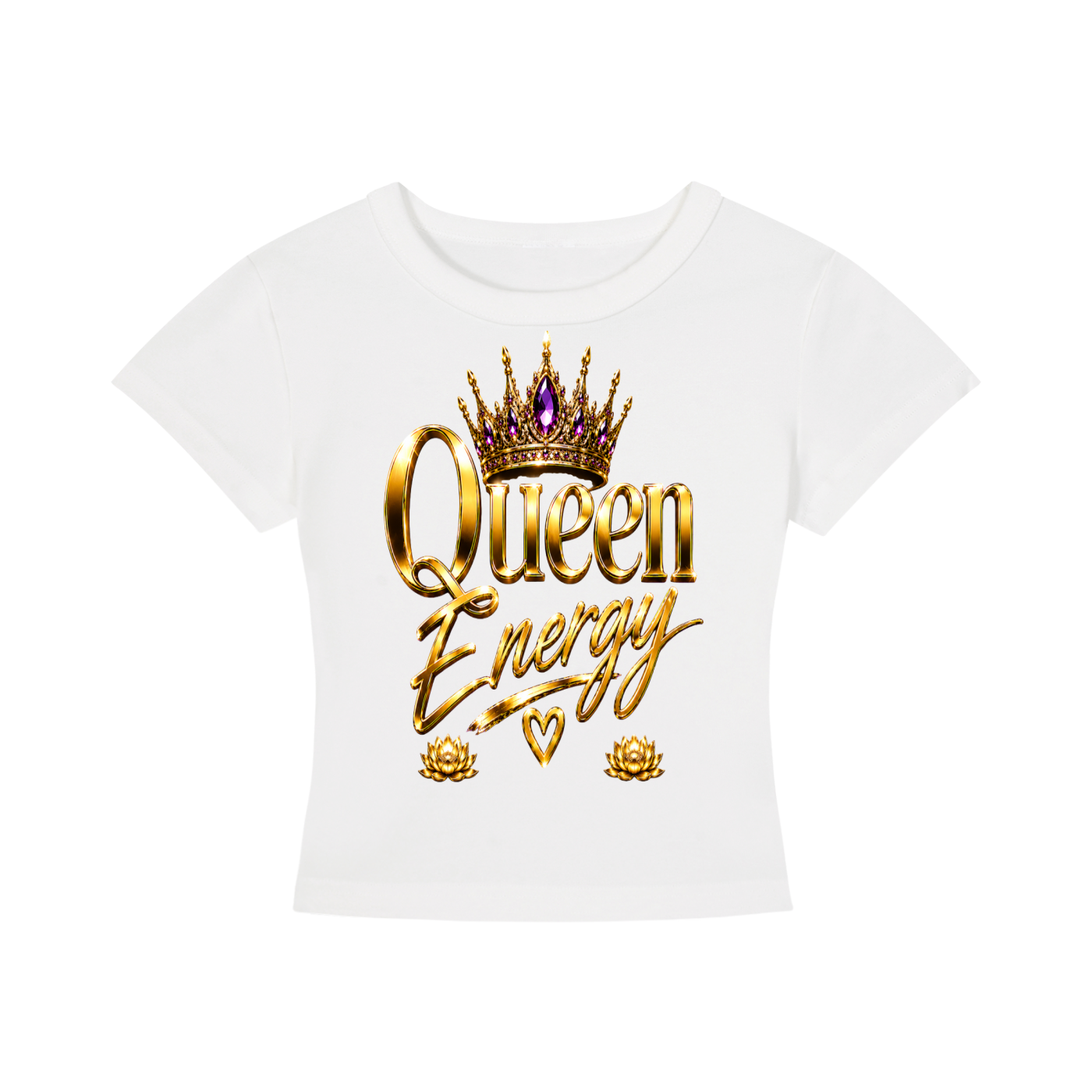 Women's "Queens" Cropped T-Shirt