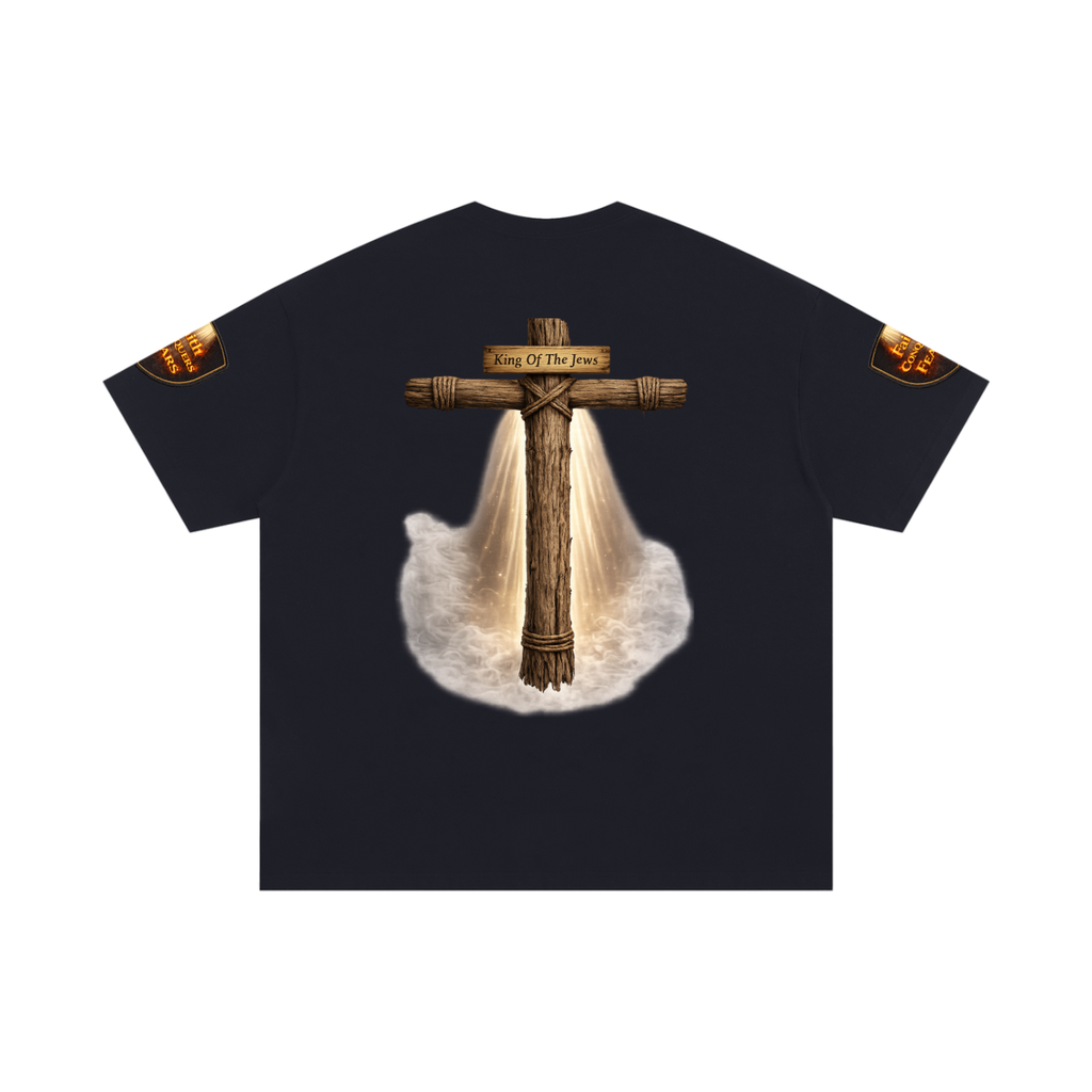Men's "Forged In Fire" Oversized Cotton T-Shirt