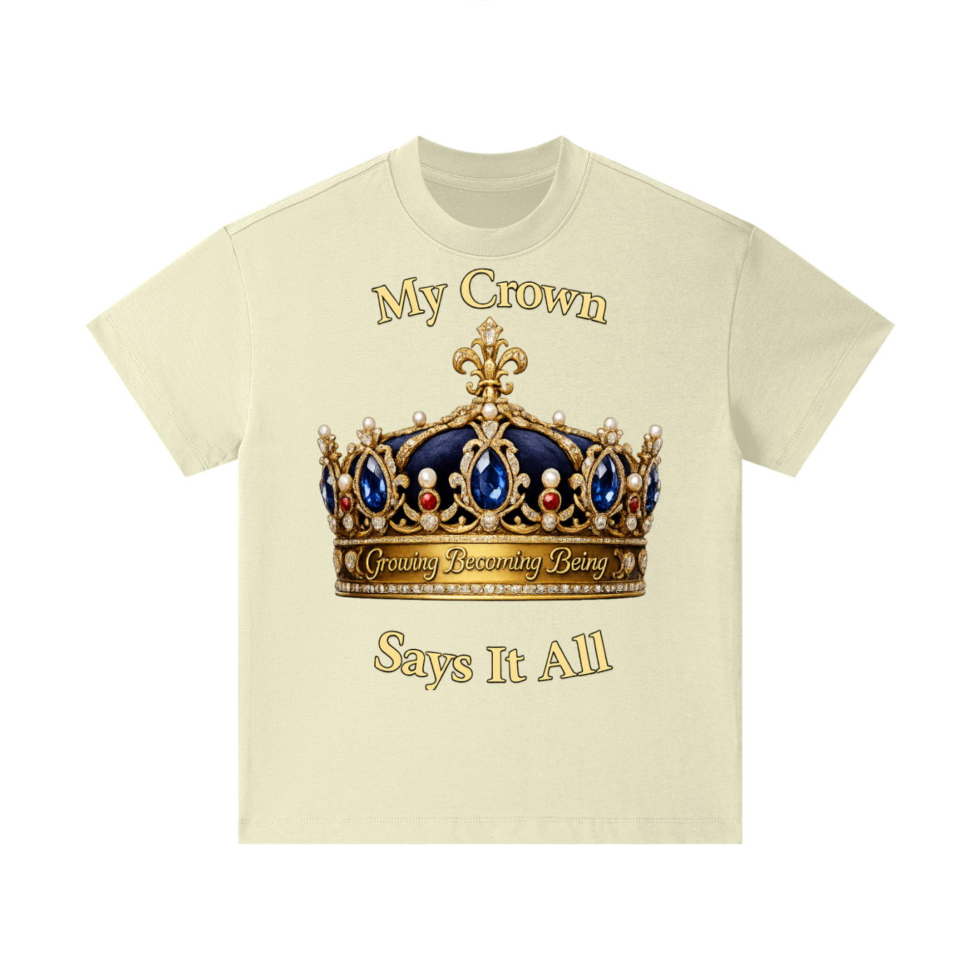 Boy’s “My Crown” Essential Cotton T-Shirt