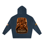 "Built Different" Oversize Fleeced Hoodie