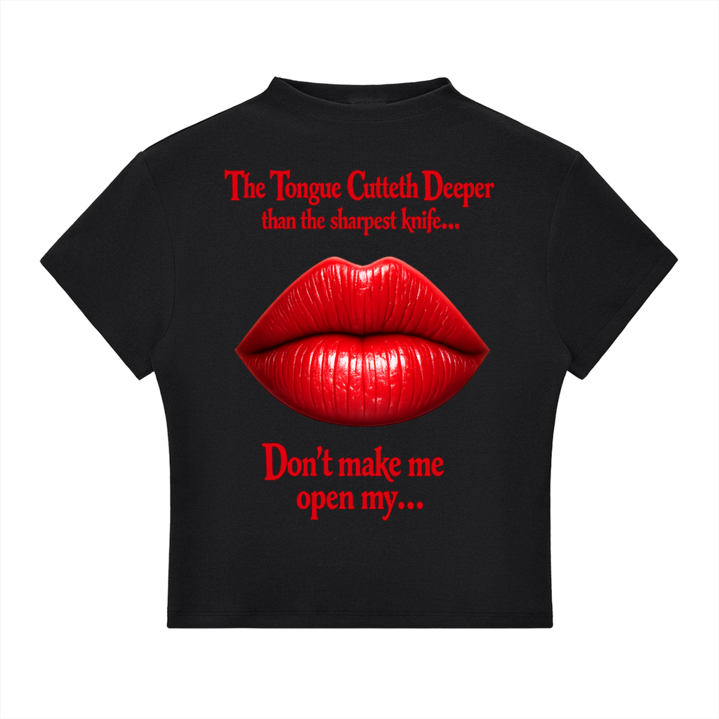 Women's The Tongue Essential Slim Fit Mock Neck T-Shirt