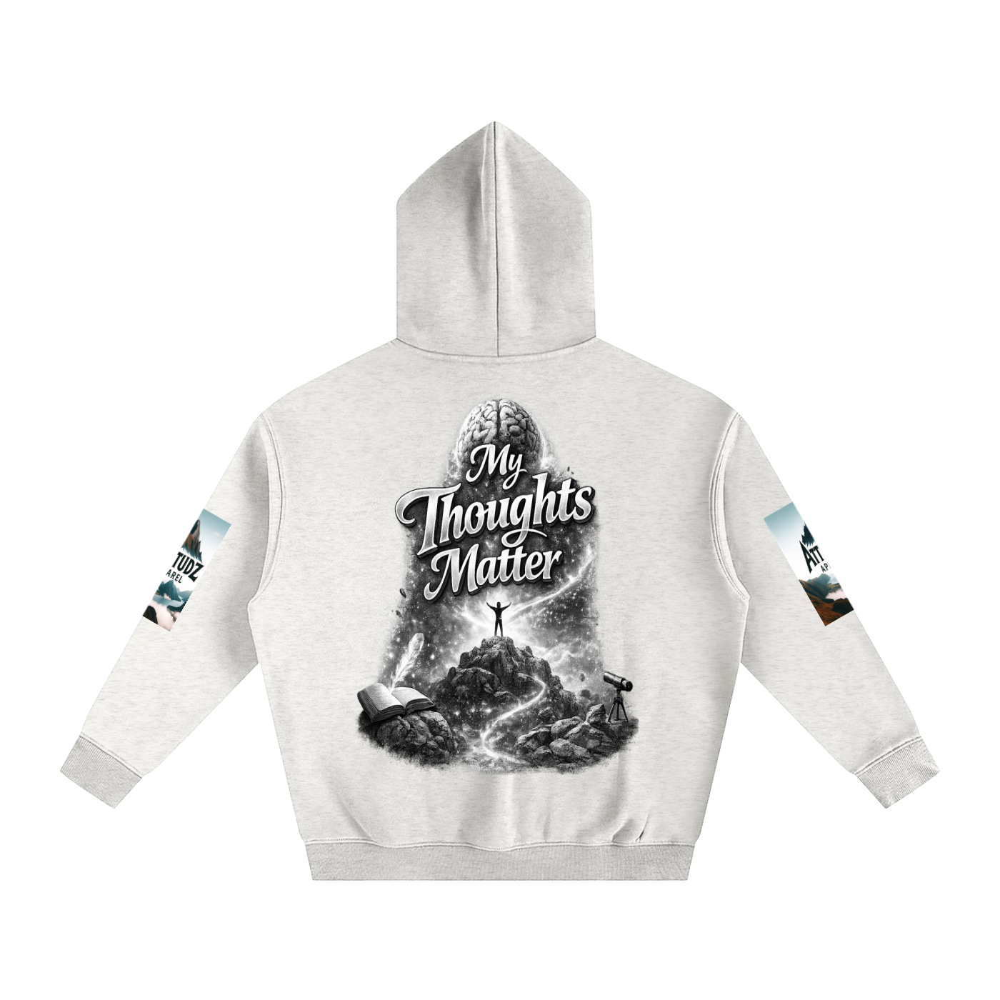 Unisex "I Think I Am" Oversize Fleeced Hoodie