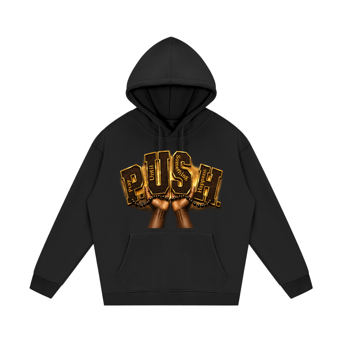"Push" Unisex Fleece Hoodie