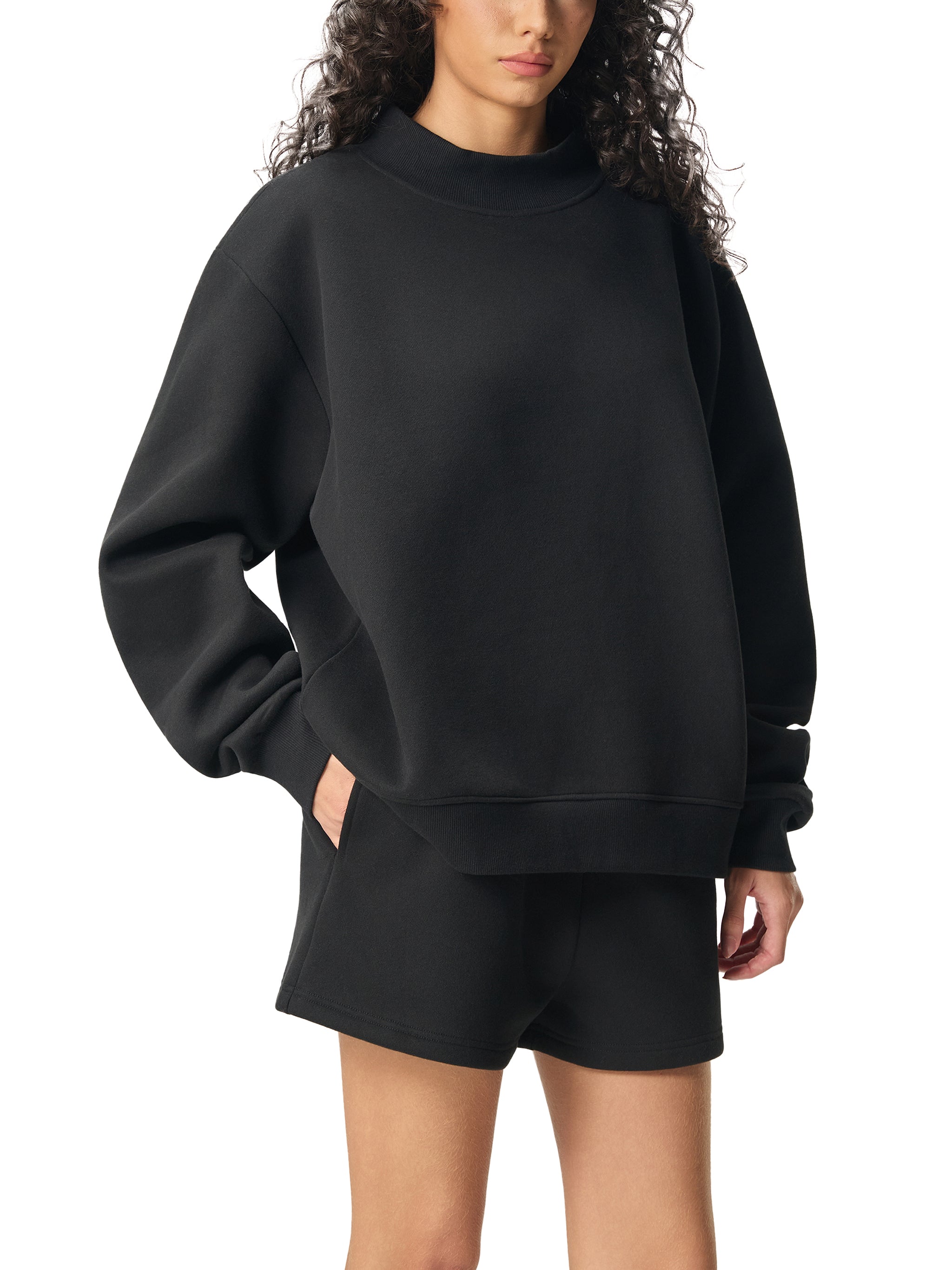 Unisex "Guard Your Heart" Essential Fleece Mock-Neck Crew Sweatshirt