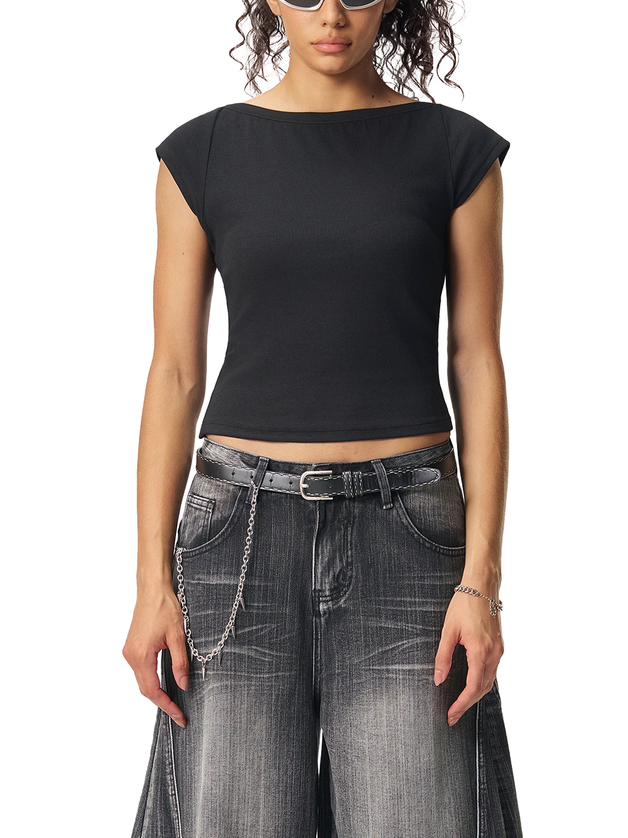 Women's "My Tongue" Essential Wide Neck Baby T-shirt