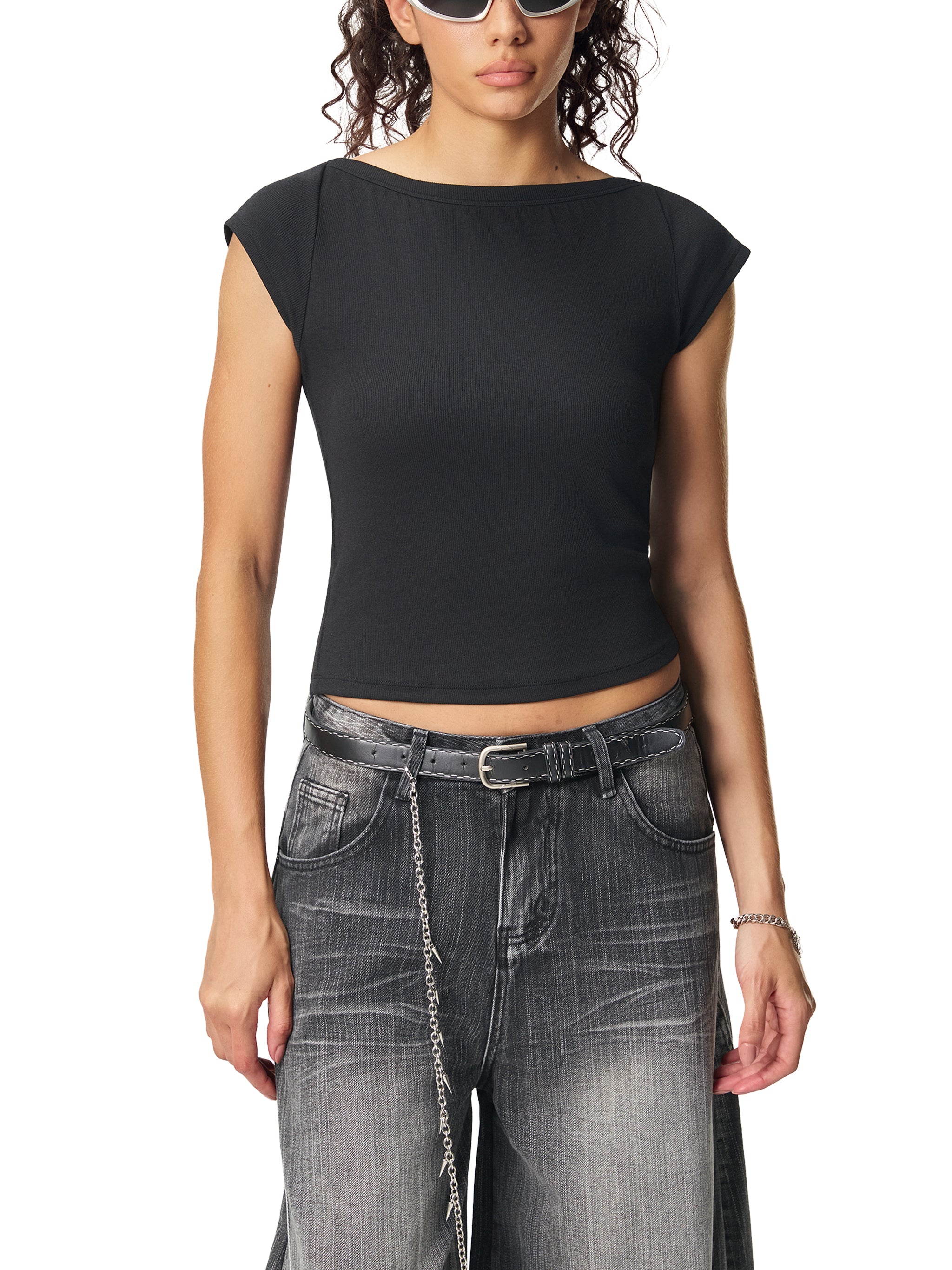 Women's "My Tongue" Essential Wide Neck Baby T-shirt