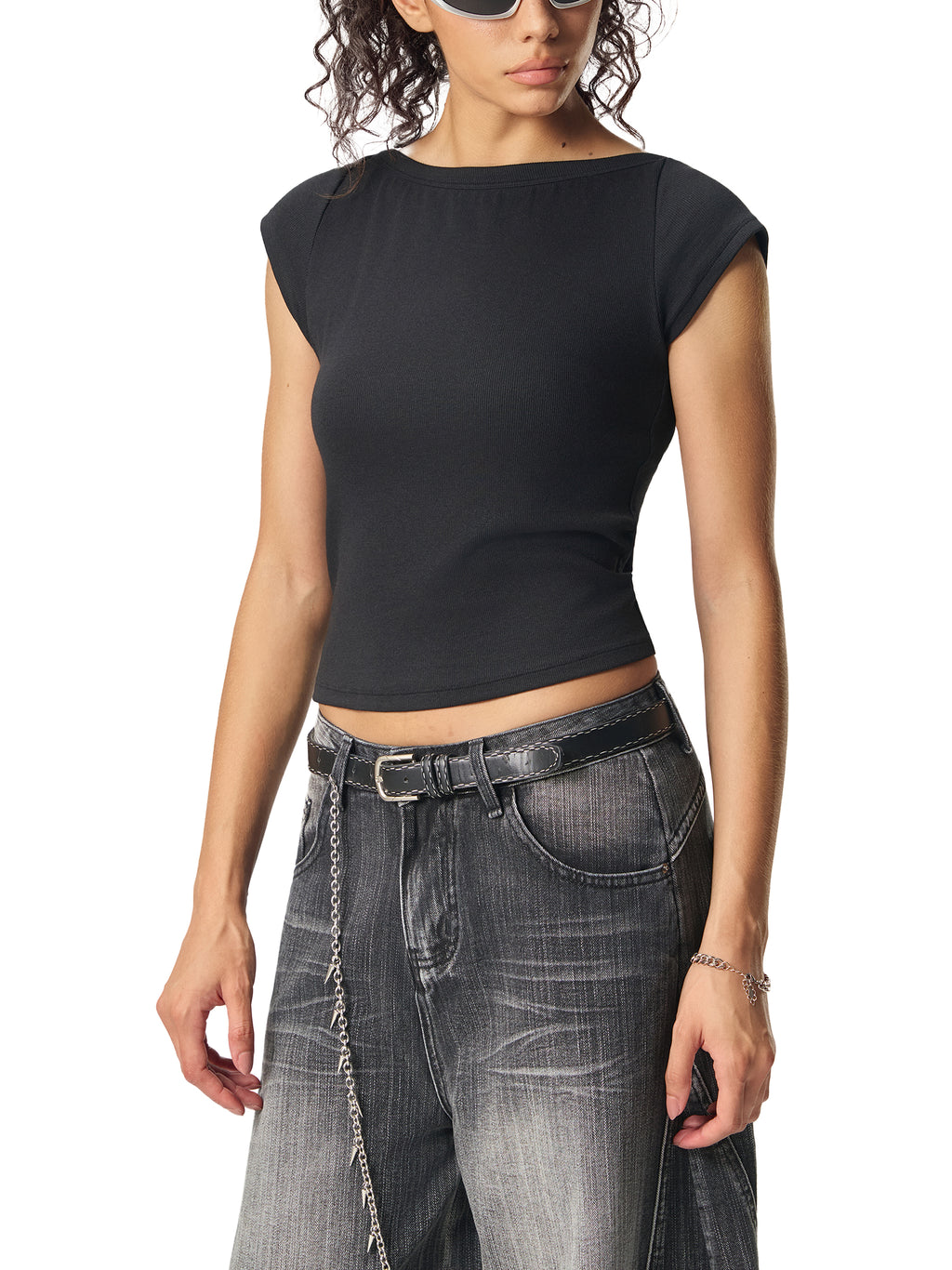 Women's "My Tongue" Essential Wide Neck Baby T-shirt
