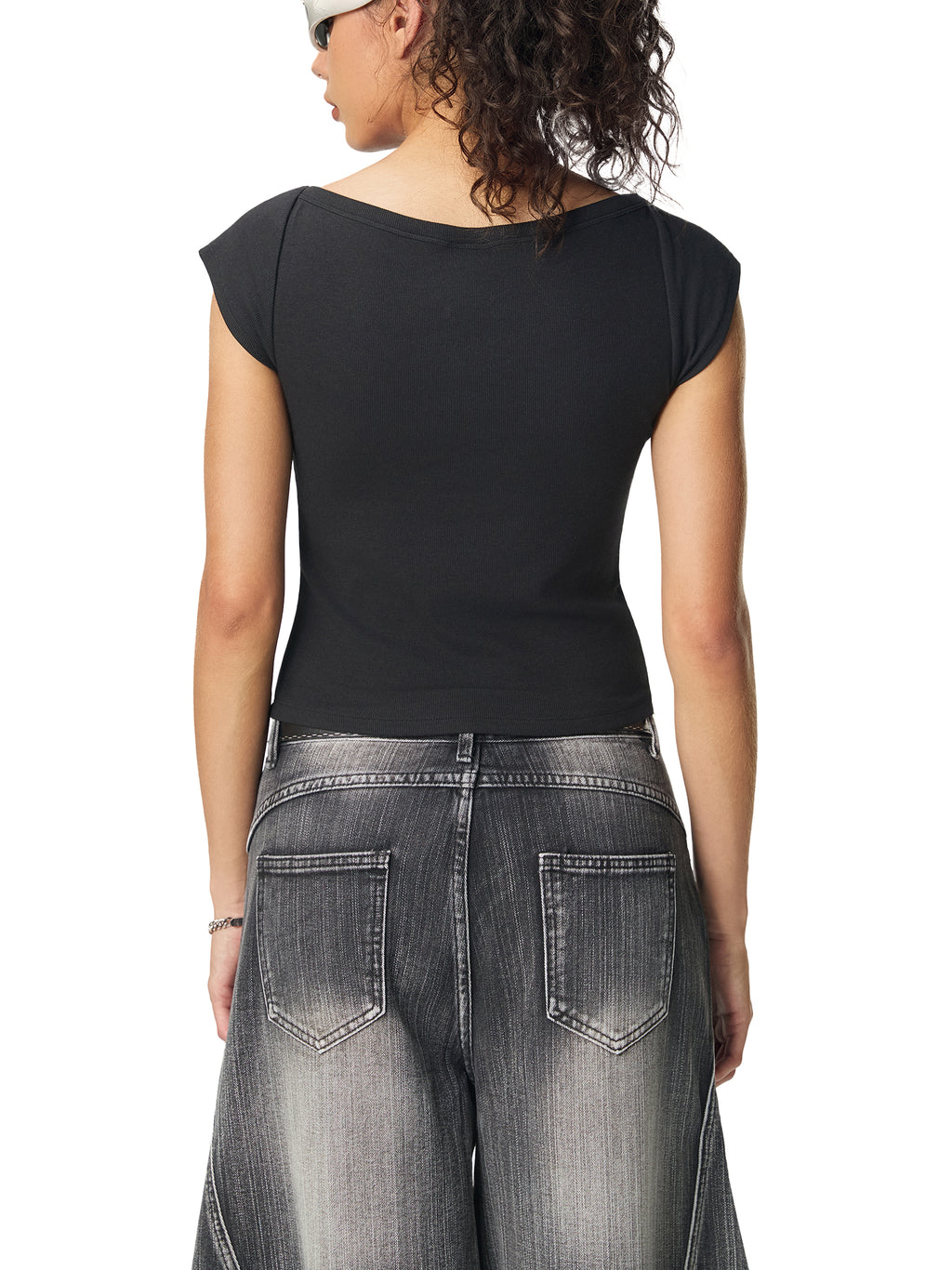 Women's "My Tongue" Essential Wide Neck Baby T-shirt